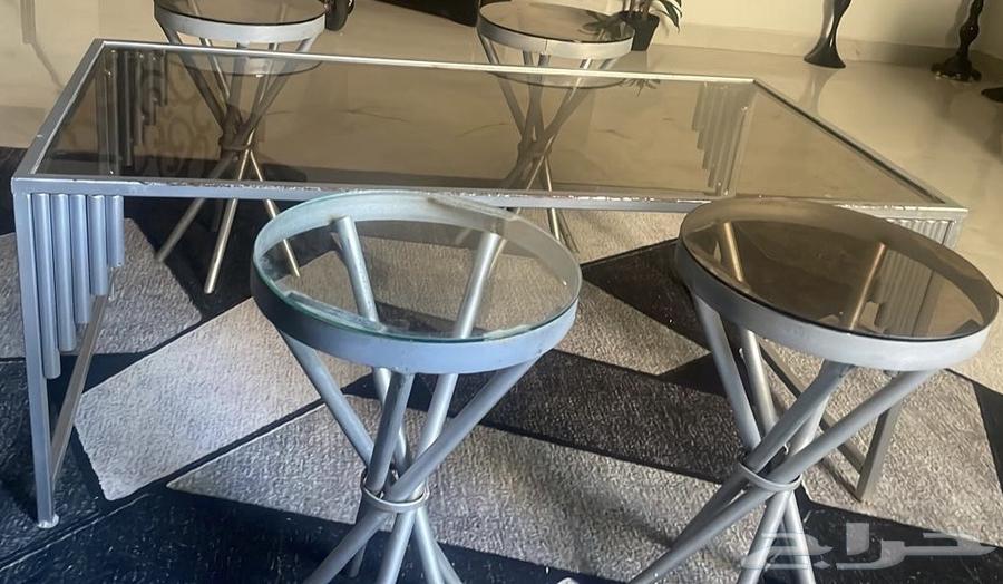 Coffee table with service tables, floor table64143478569347111