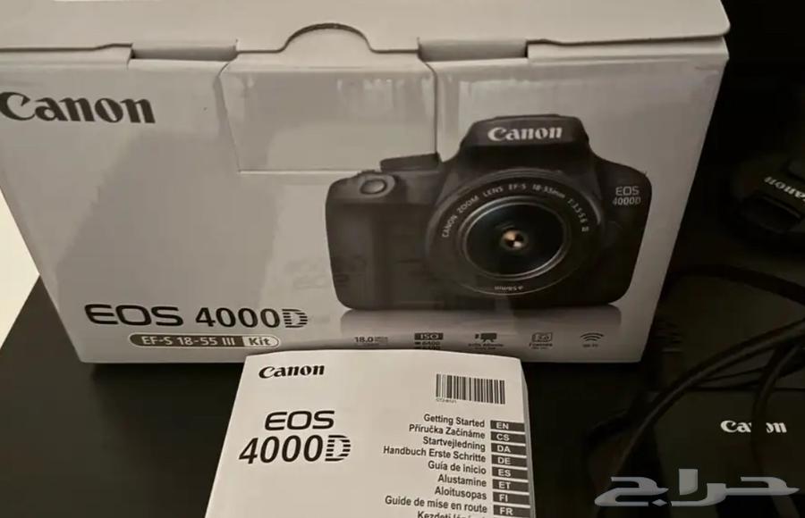 Canon 4000D Camera, Clean Used64141911024258110