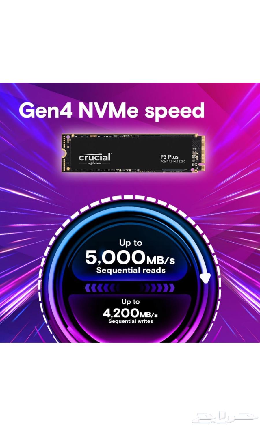 SSD M.2 crucial p3 plus64141927181059111