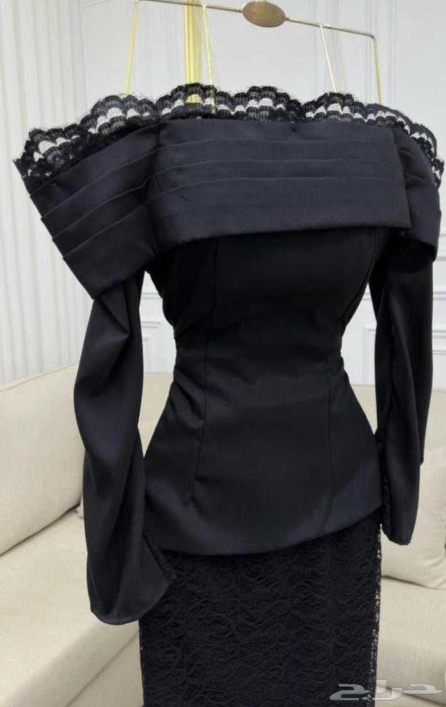 فستان اسود جديد مقاس Xl64125485065601111