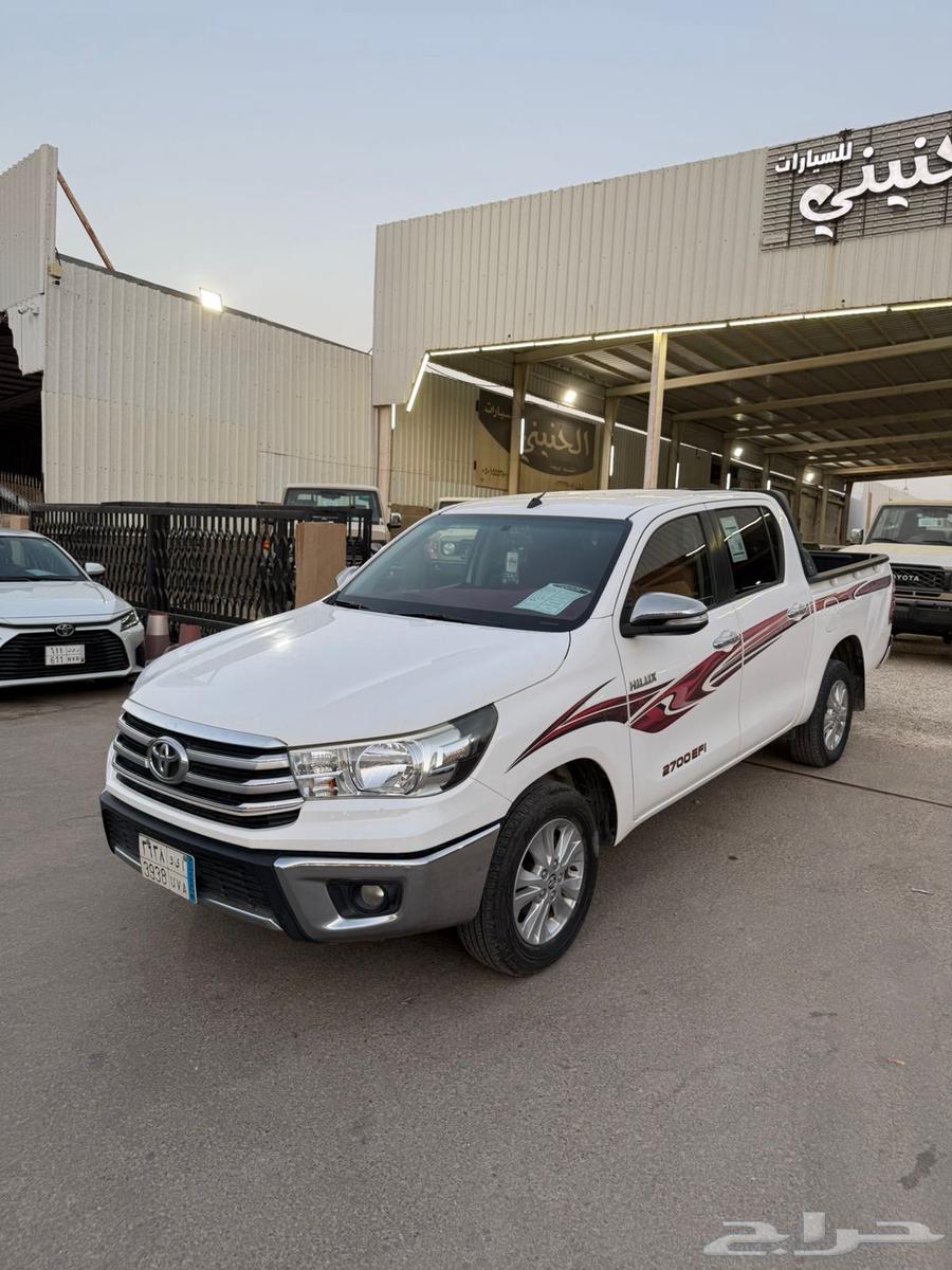 تويوتا هايلوكس2016بنزين بدون دبل قير عايدي سعودي عداد45 الف64369528194561111