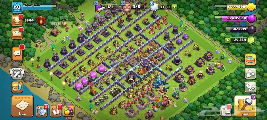 Clash Town 15 village almost maxed with 25k gems64141535452930110
