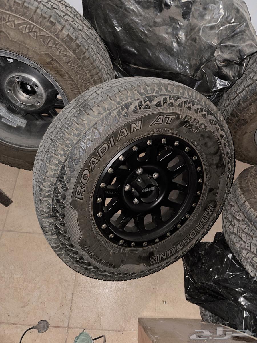 جنوط ميثود اصلي مع كفرات ربع حجري64370482739331111