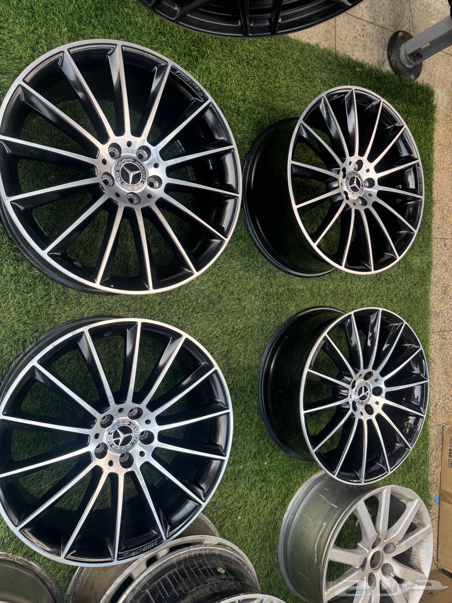 جنوط مرسيدس E400موديل2020مقاس20اصلي وكاله64362892324225111