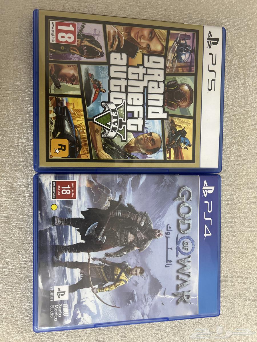 شريط قراند خاص بسوني 5 وشريط God of war بسعر طيب تواصل معي64141930914435110