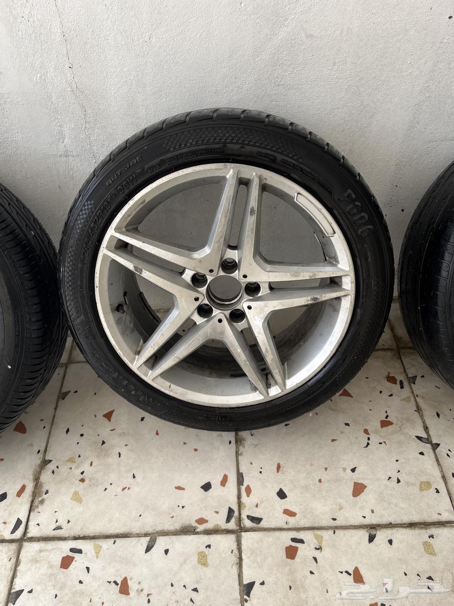 جنوط فورد ماركيز مقاس 16 وجنط مرسدس مقاس 18 ا64365732260355112