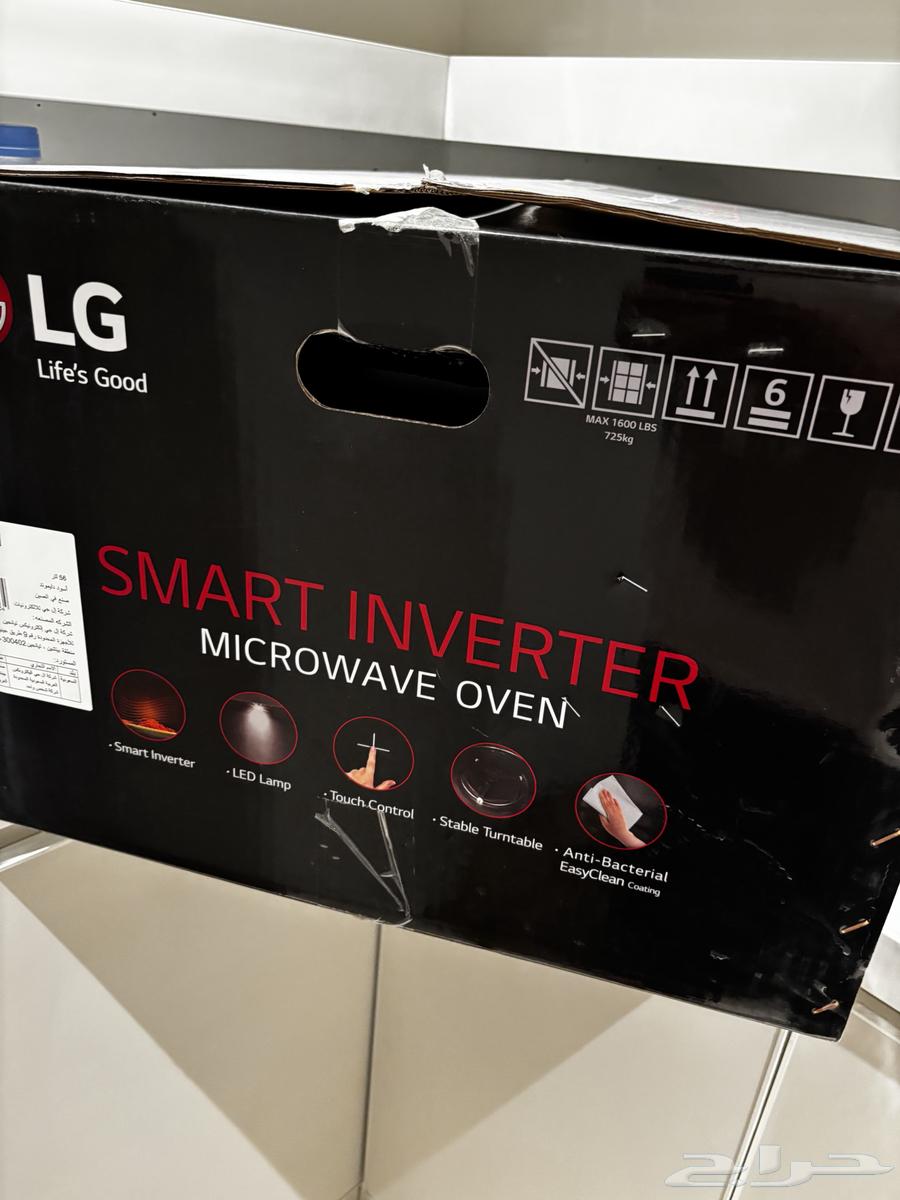 ميكروييف LG جديد لم يستخدم سبب البيع حجمه اكبر من المطلوب64141911136387111