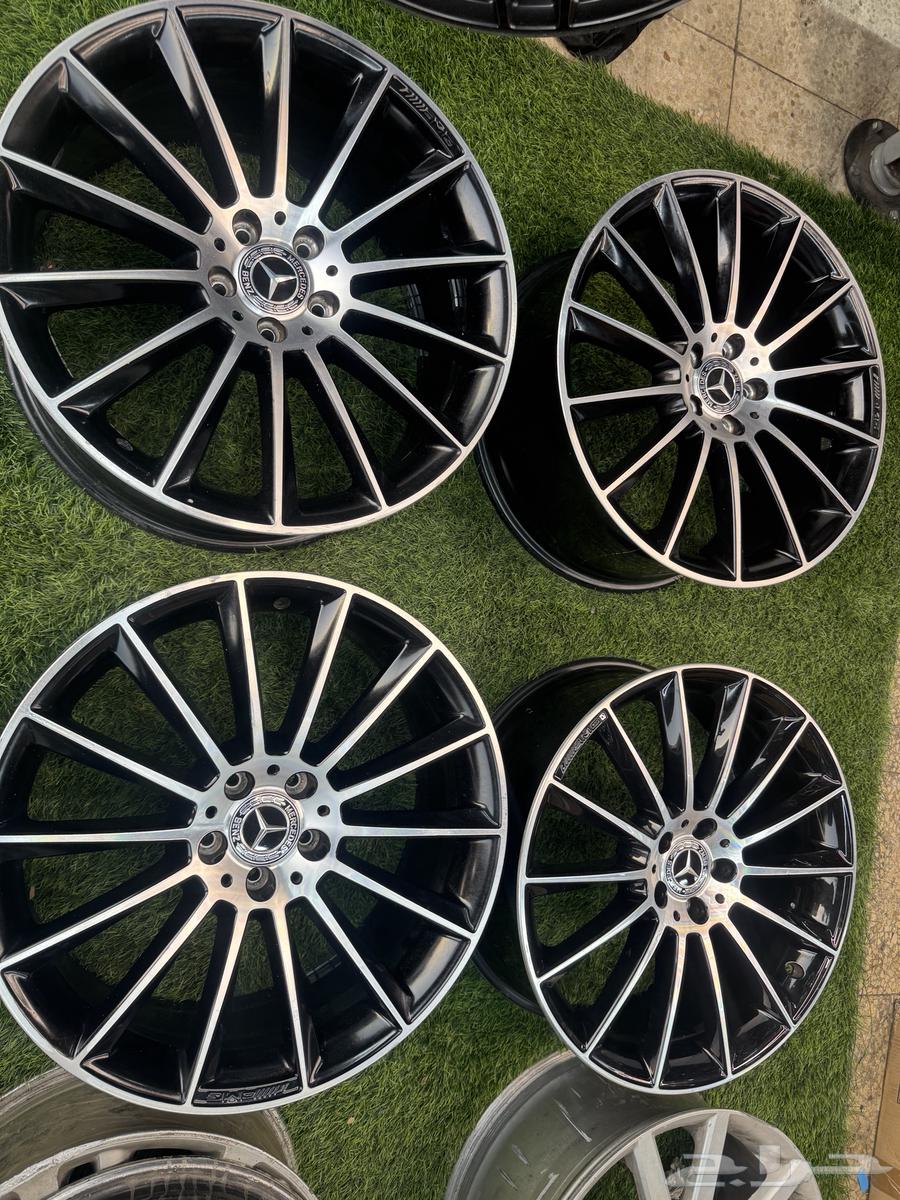 جنوط مرسيدس E400موديل2020مقاس20اصلي وكاله64362892324225112