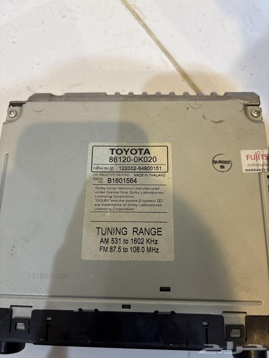 مسجل كورلا 2010 حق الوكالة مع القطع كامله شرط وكاله64370081227265113