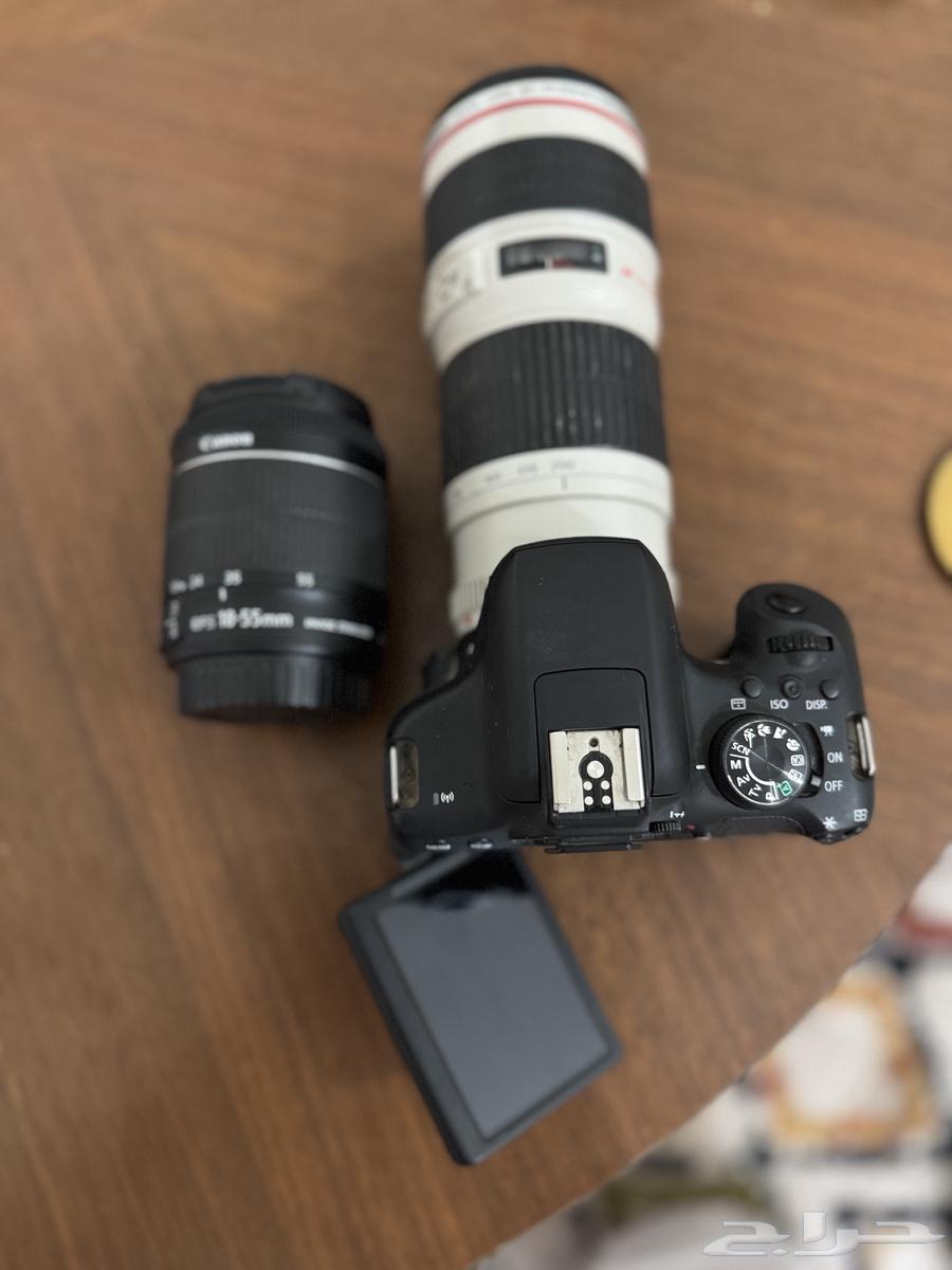 Canon 750d for sale with 70-200 lens and 18-55 lens with charger64141928058115113