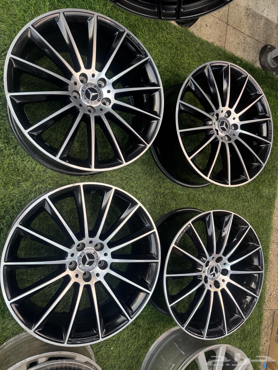 جنوط مرسيدس E400موديل2020مقاس20اصلي وكاله64362892324225110