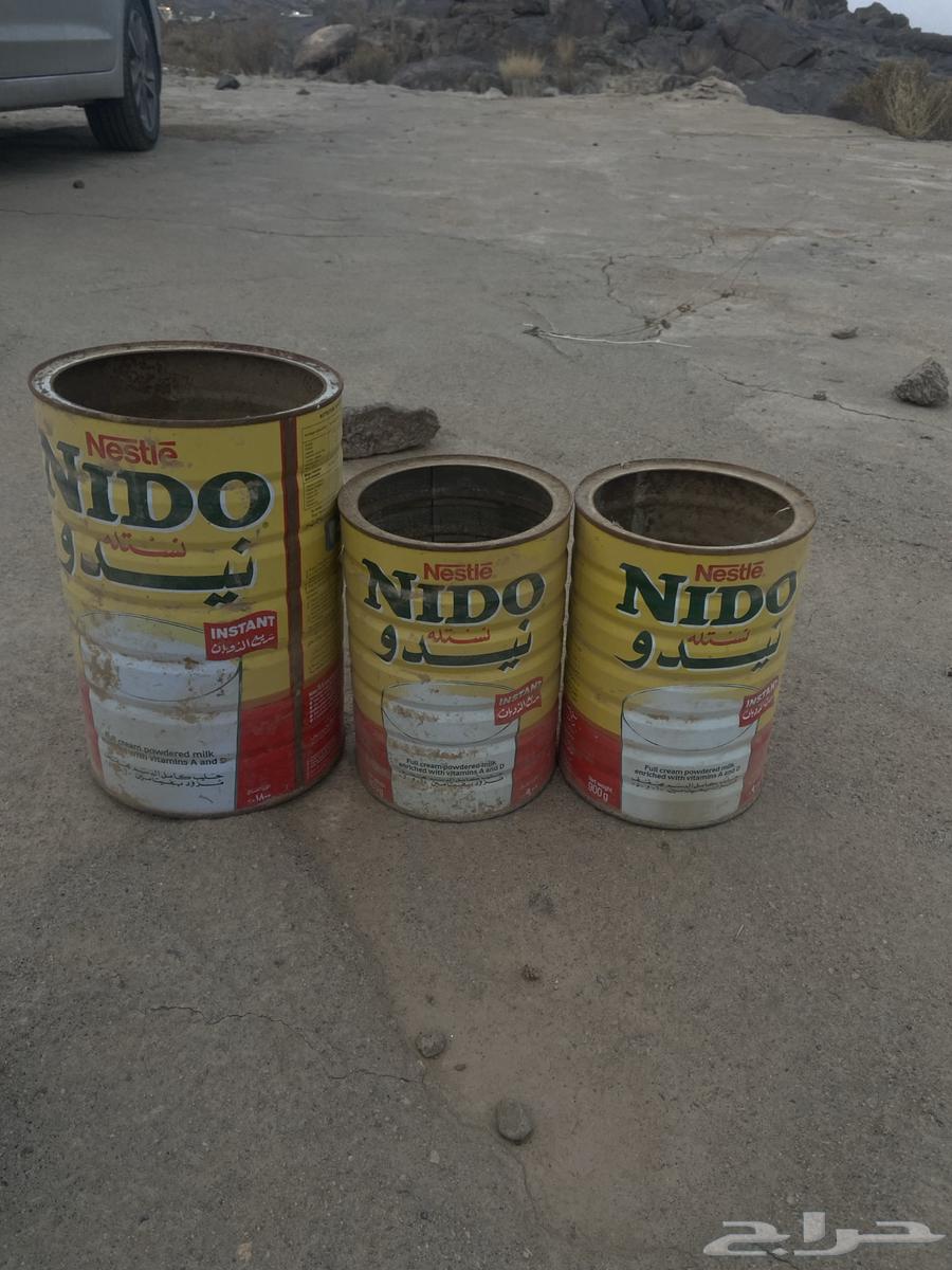 Three old heritage Nido cans in good condition64141531932291110