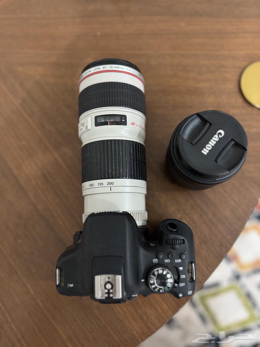 Canon 750d for sale with 70-200 lens and 18-55 lens with charger64141928058115111