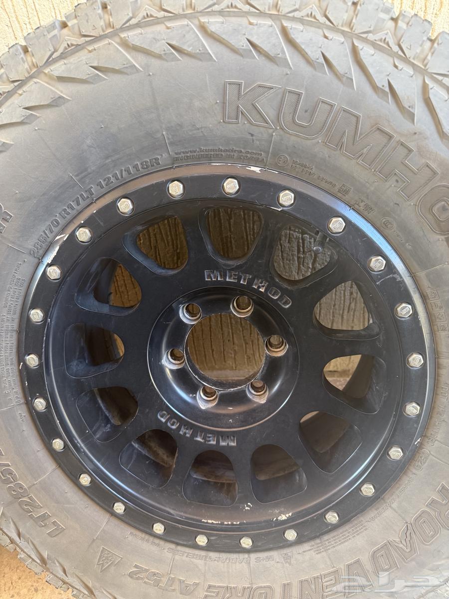 Original Method Rims, Quantity 4, Size 17, 6 Studs, Width 8.564360319602306110