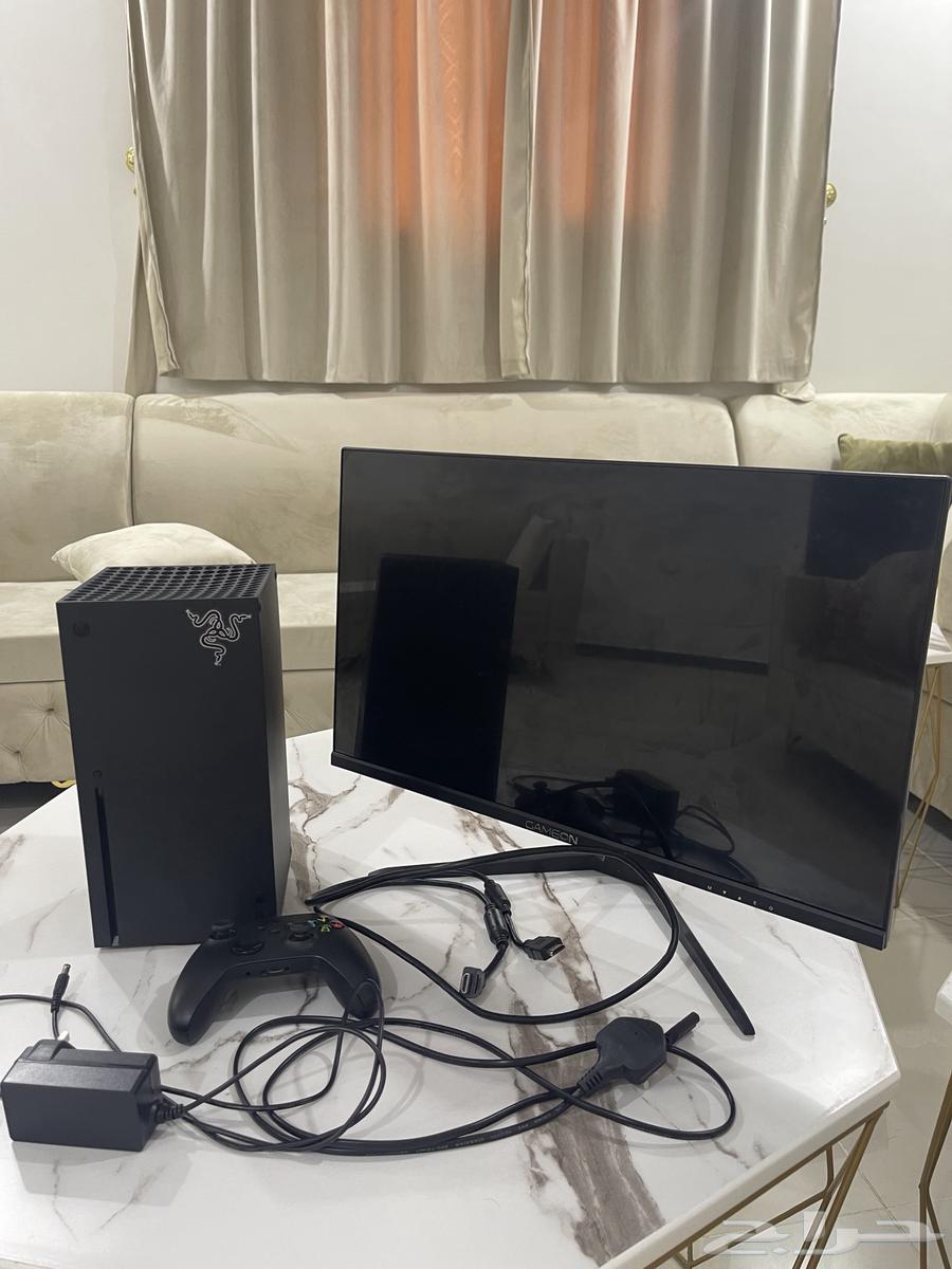 للبيع اكس بوكس سيرس اكس وشاشه جديده64141550838914110