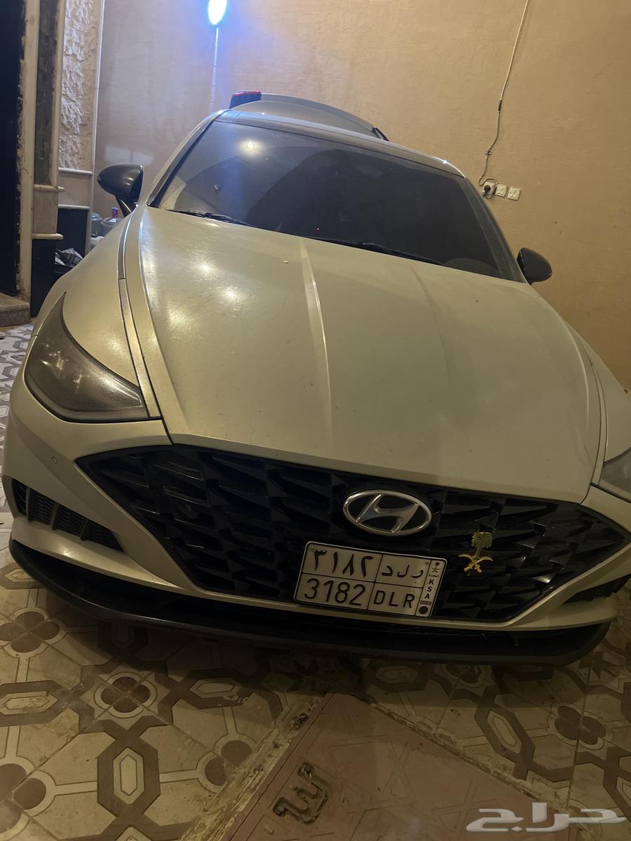 2023 Sonata with 42,000 km, has only rear left fender damage64372345906051110