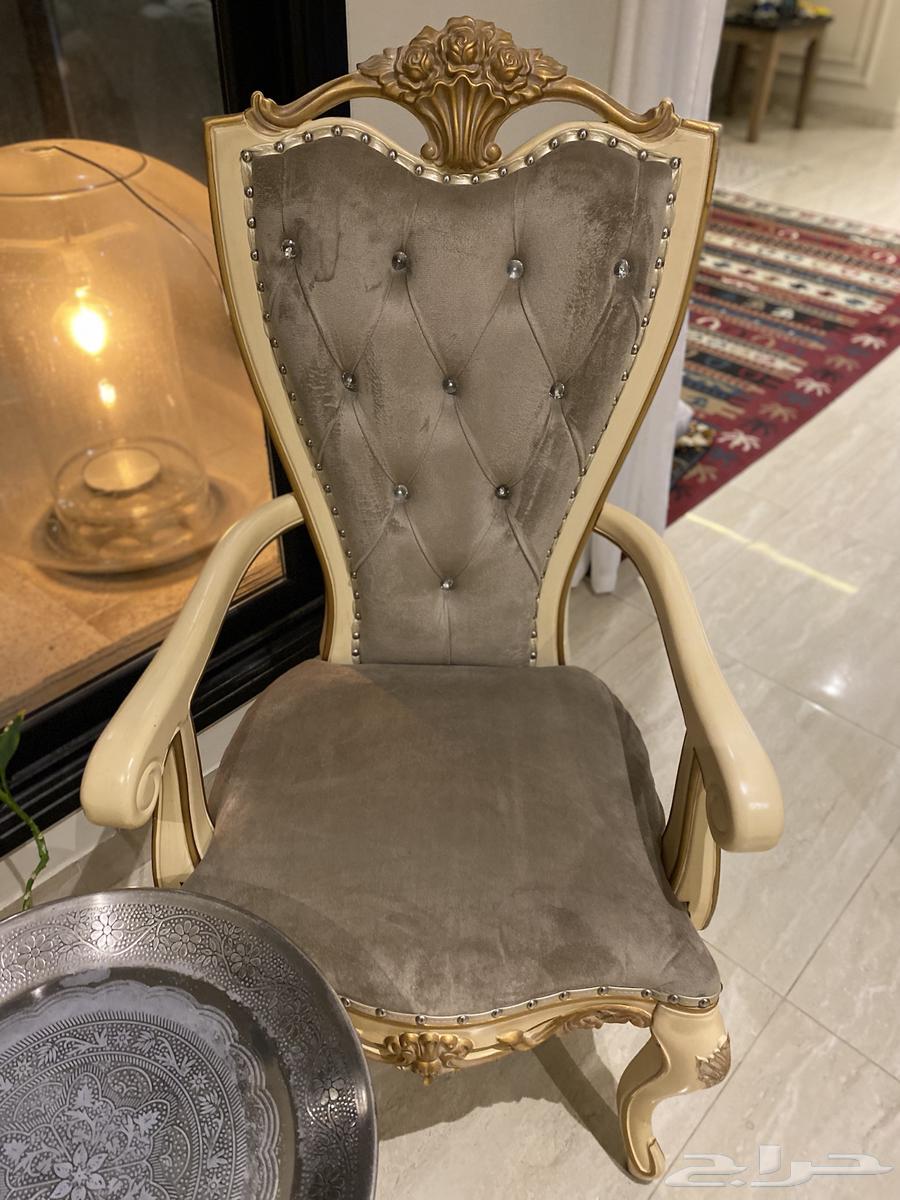 Classic fabric chair set, very clean, spotless64144162655105112