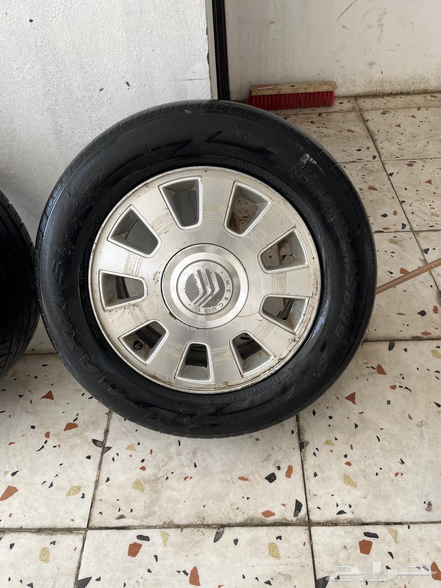 جنوط فورد ماركيز مقاس 16 وجنط مرسدس مقاس 18 ا64365732260355110