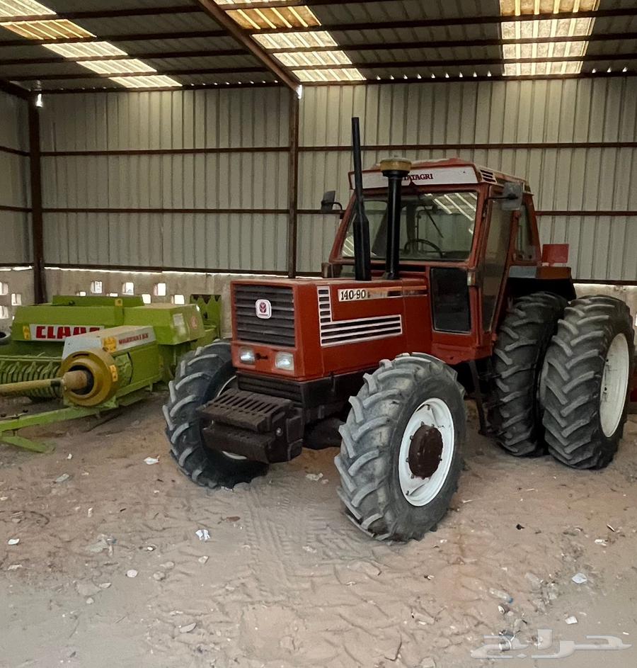 حراثه فيات 90 140 شبه جديده وكاله الجميح64370064012931113