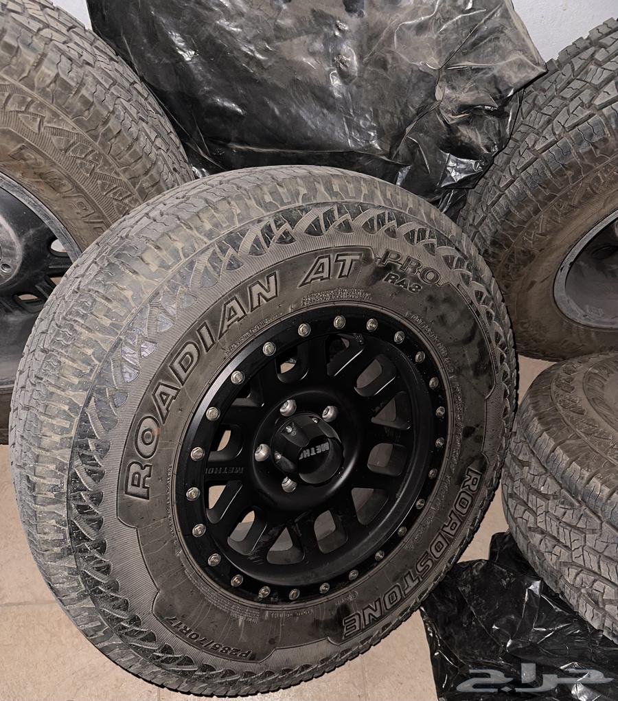 جنوط ميثود اصلي مع كفرات ربع حجري64370482739331113