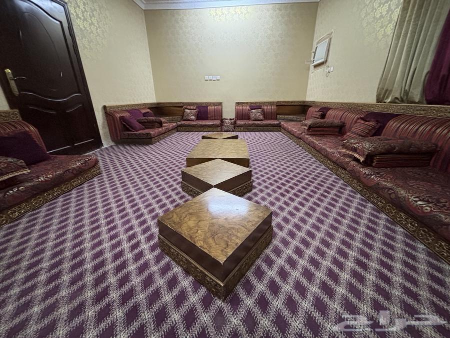 طقم كنب جلسة ارضية - طاولة زجاجية - دفاية64096654174210113