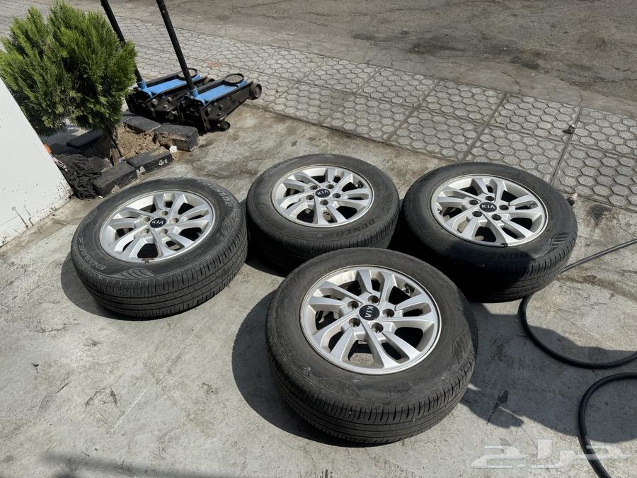 كفرات وجنوط تركب ع كيا وهونداي مقاس 15 نظيف جدا64365232325633112