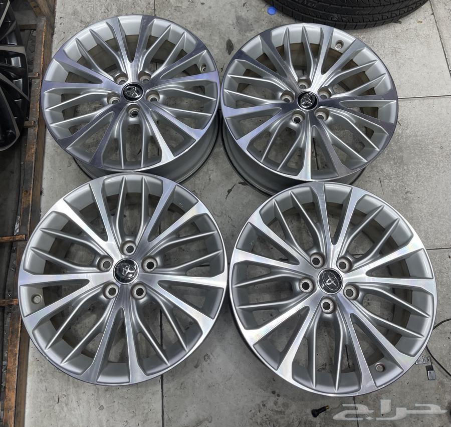 جنوط كامري جراندي مقاس 18 أصلي وكالة موديل 202164370841943298110