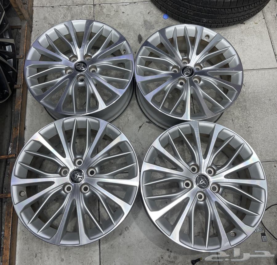 جنوط كامري جراندي مقاس 18 أصلي وكالة موديل 202164370841943298111