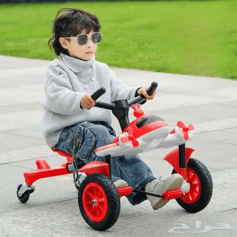Kids' Drift Bike with Unique Airplane Design - Children's Drifting Bicycle64145049988611114