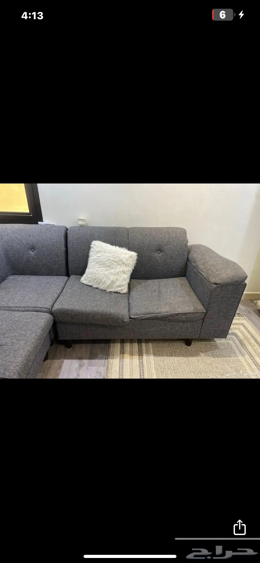 Used sofa for fifty riyals, contact is essential64145049901313110