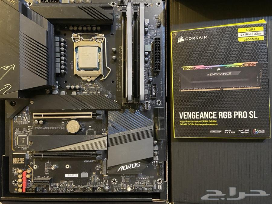i9-11900KF processor and Z590 AORUS ELITE AX motherboard64144882998785113