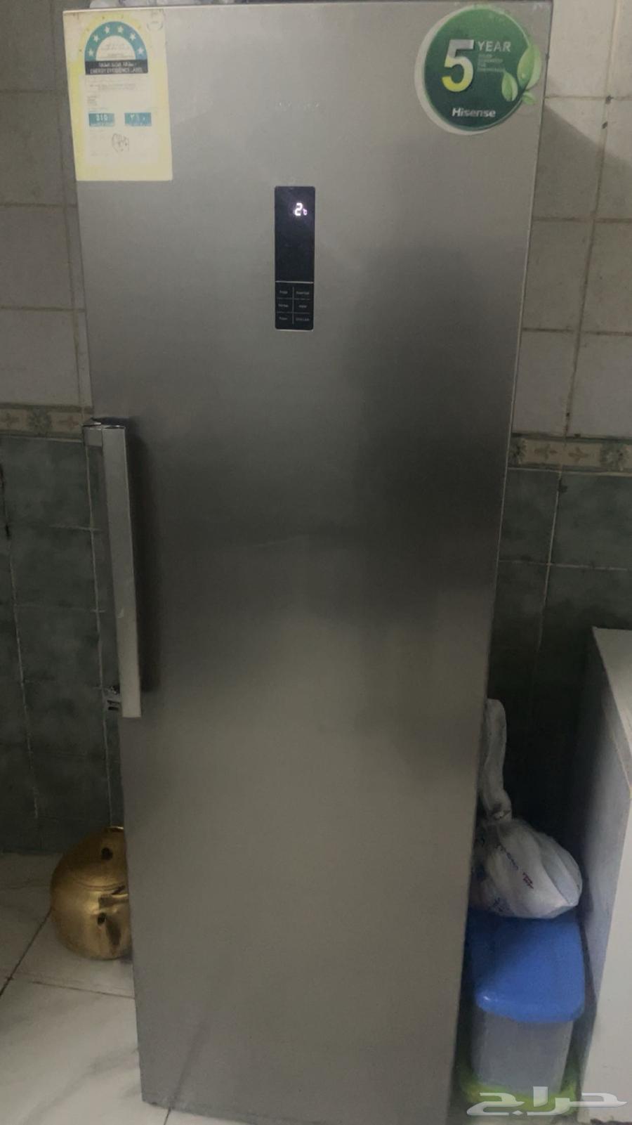 ثلاجه وفريزه شركة  Hisense سبب البيع مسافر64158065309955111
