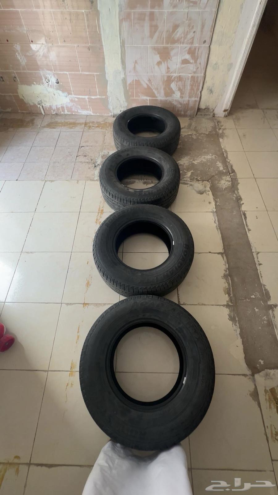 كفارات أربعه طقم رودكس صيني كوري نظيف جدا تيوتا لاند64382404496258112