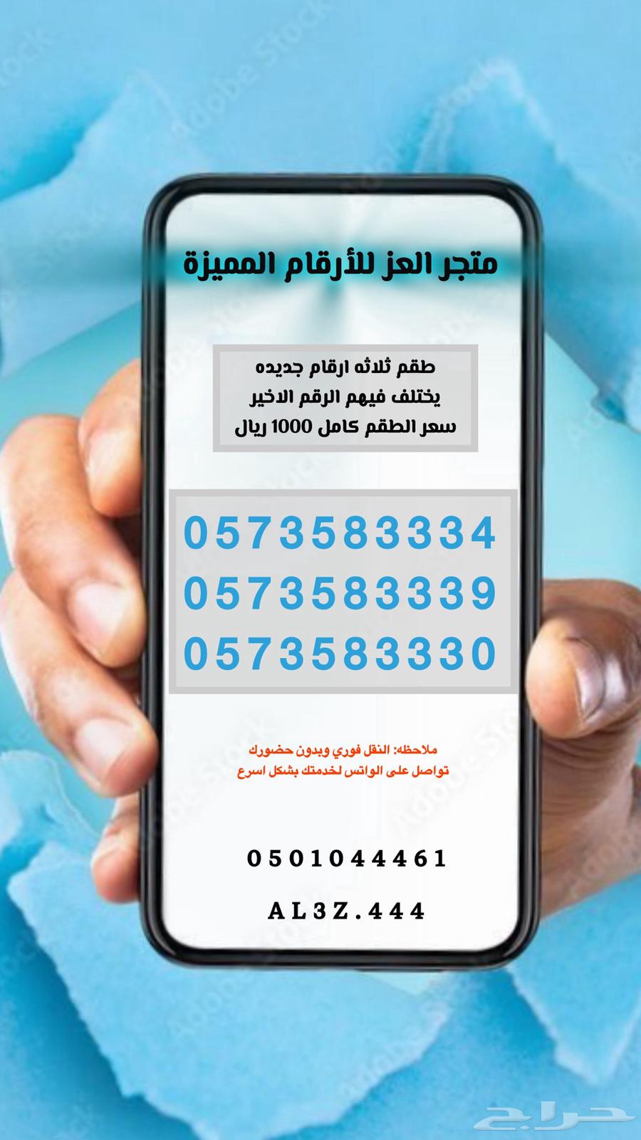 Very Special STC Numbers and Number Sets (Al-Ezz Store)64165908053762111