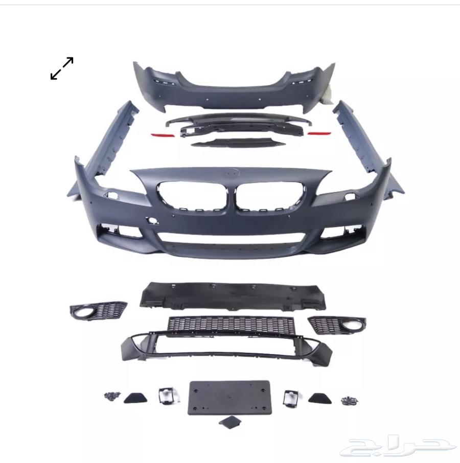 صدام خلفي مع السمكات الجانبية BMW 5 series M-kit 2011 -201664383801913730111