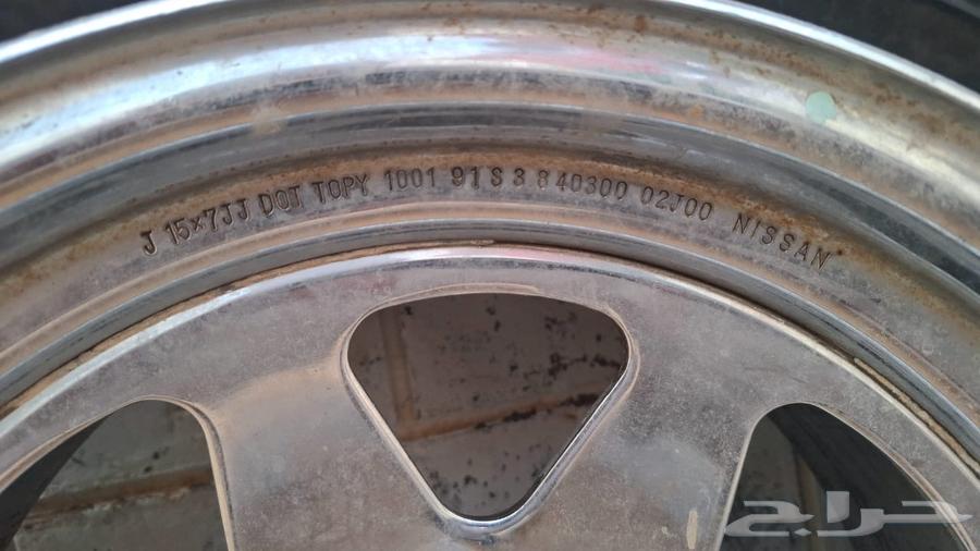 جنوط مقاس 15 جيب نيسان وكاله ست مسامير64376185067521114