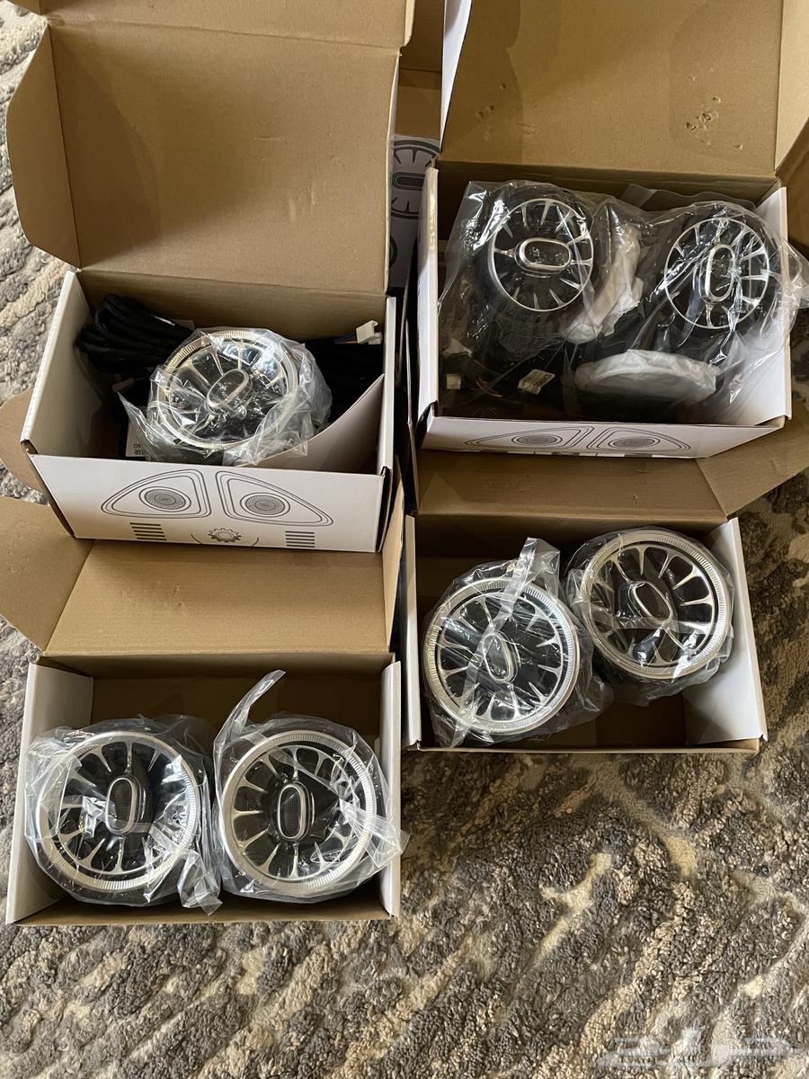 فتحات مكيف مرسيدس ليد C classجديدة 64 لون64378396974337110