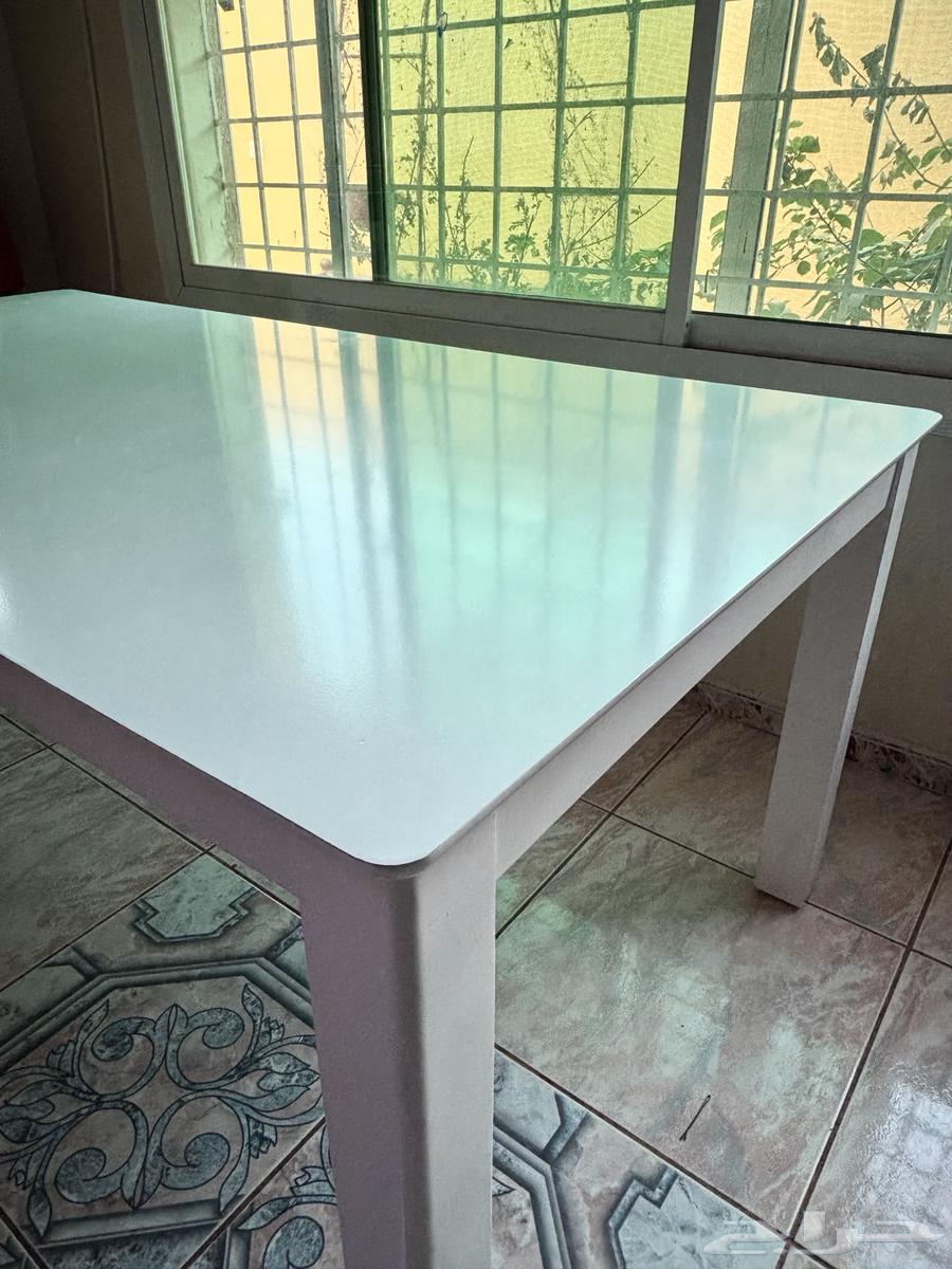 طاولة طعام ايكيا بيضاء 100cm x 200cm64164415293825112
