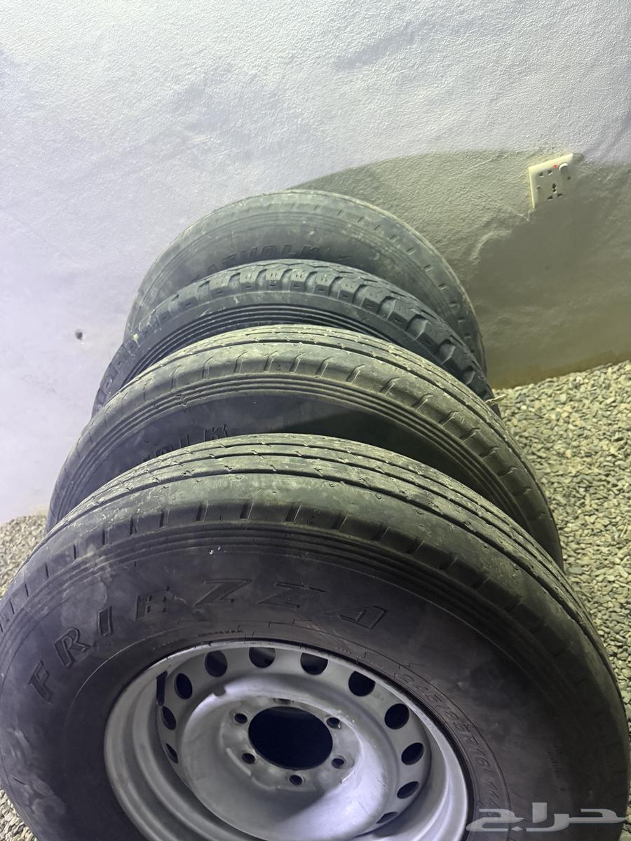 للبيع جنوط هلل مع كفرات شواهين 3 وواحد دنلوب64396713687810110