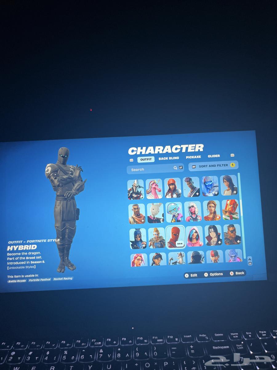 حساب فورت نايت نادر64150262777345113