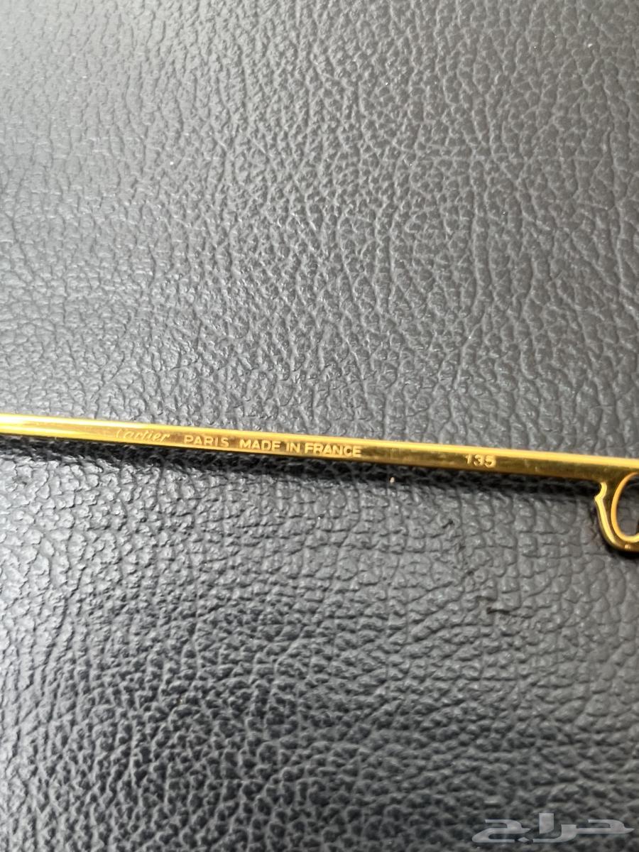 إطار نظاره أصلي Cartier صنع فرنسا مطلي بالذهب و مختوم64146971760387112