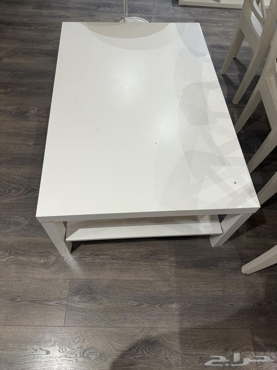 عرض خاص  طاولة طعام خشب ايكيا   طاولتين مجلس   طاولة جانبية64181203977731112