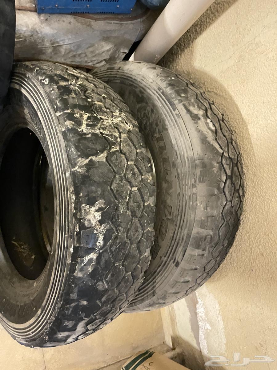 كفرات دنلوب حجري مقاس17 جي اكس مستعمل64372828057219112