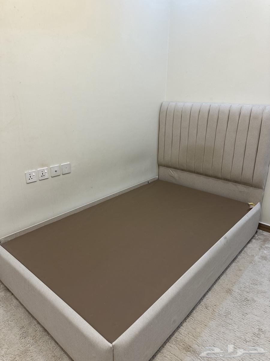 سرير خشب الراس قماش والجوانب قماش64171522113921110