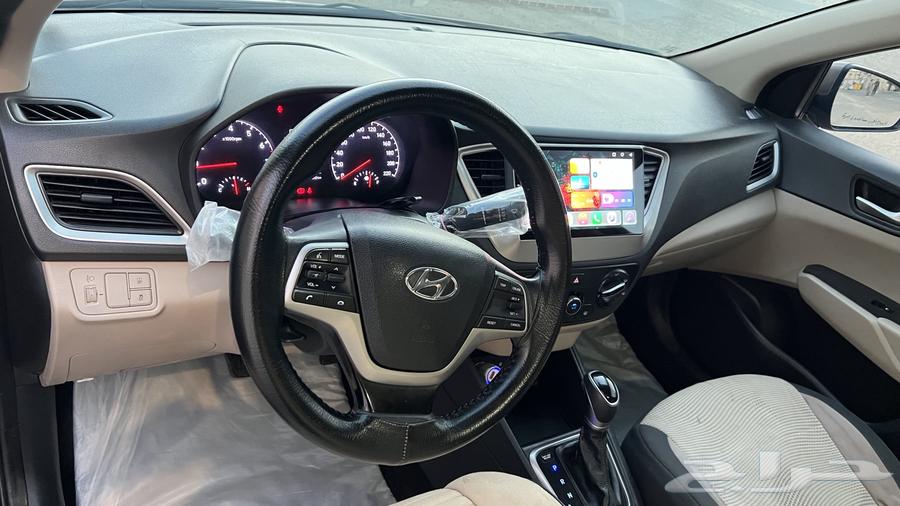 Accent 2019 with 120,000 km, located in Afif64382749074947114