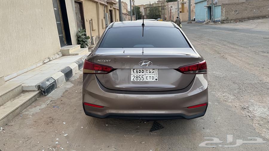 Accent 2019 with 120,000 km, located in Afif64382749074947112