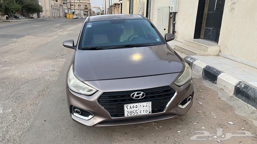 Accent 2019 with 120,000 km, located in Afif64382749074947110