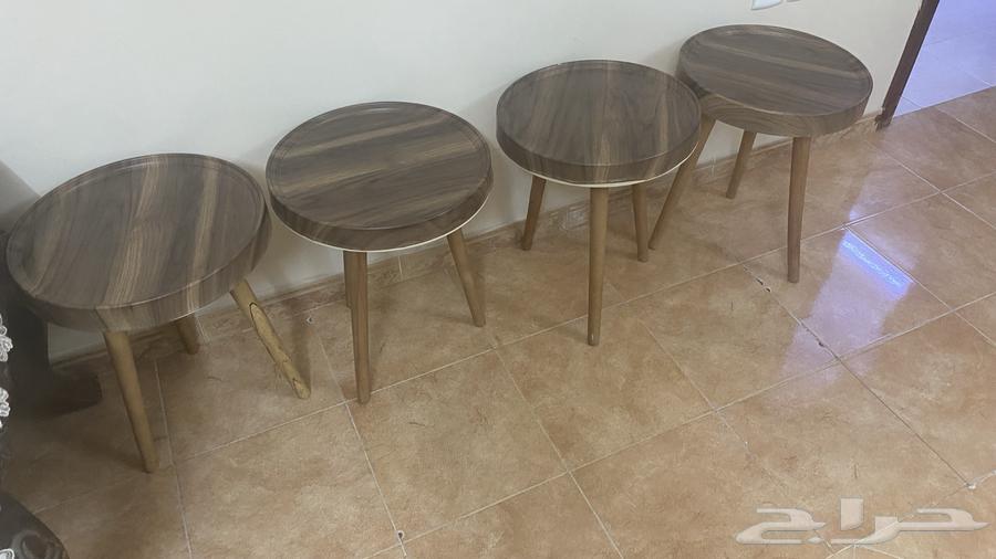 Nine-piece sofa and serving tables64148358445187113