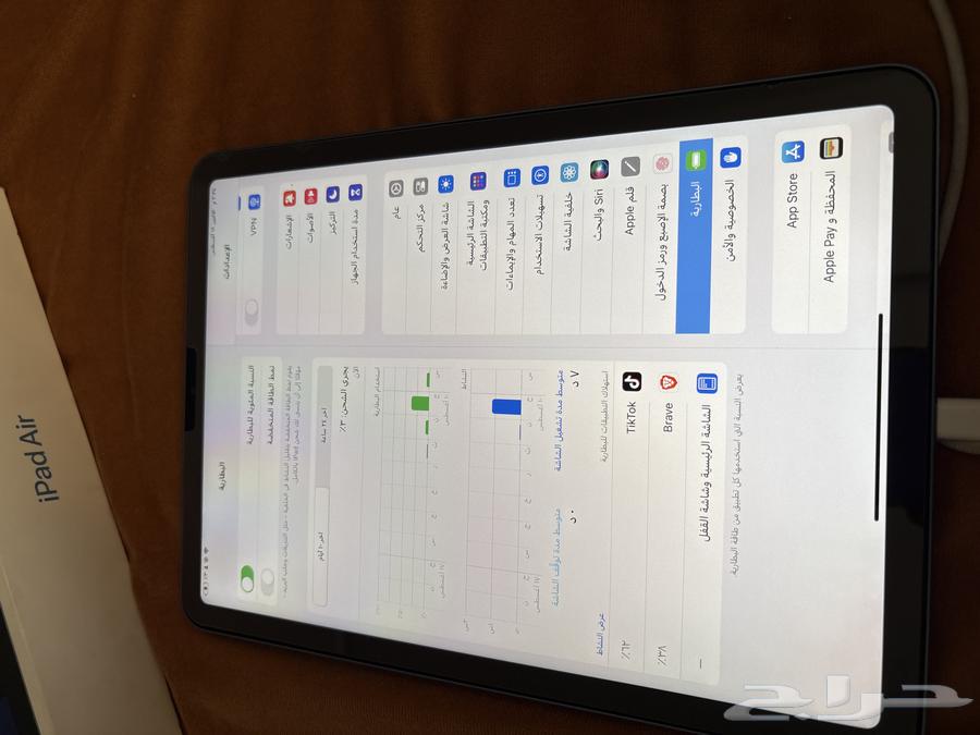 iPad الجيل العاشر 64 جيجا شاري مدة سنة استعمال حشمة ونظيف64159389618562112