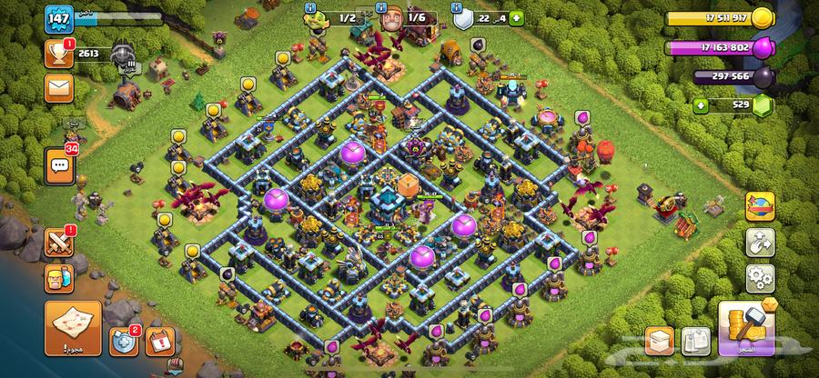 Clash of Clans account, Town 13 with everything maxed except kings64146797278595112